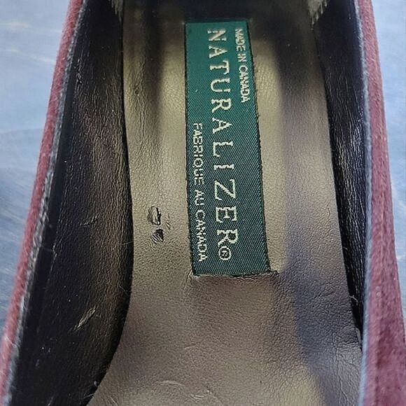 Vtg peacock colourblock square toe pumps - Picture 9 of 10